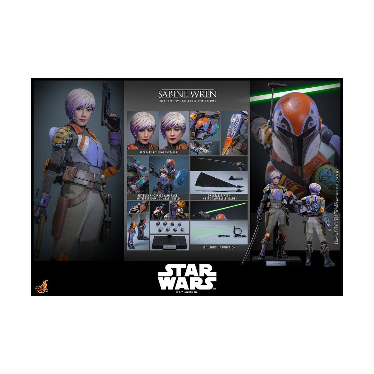 Hot Toys - Sabine Wren TMS 1/6 - Star Wars: Rebels