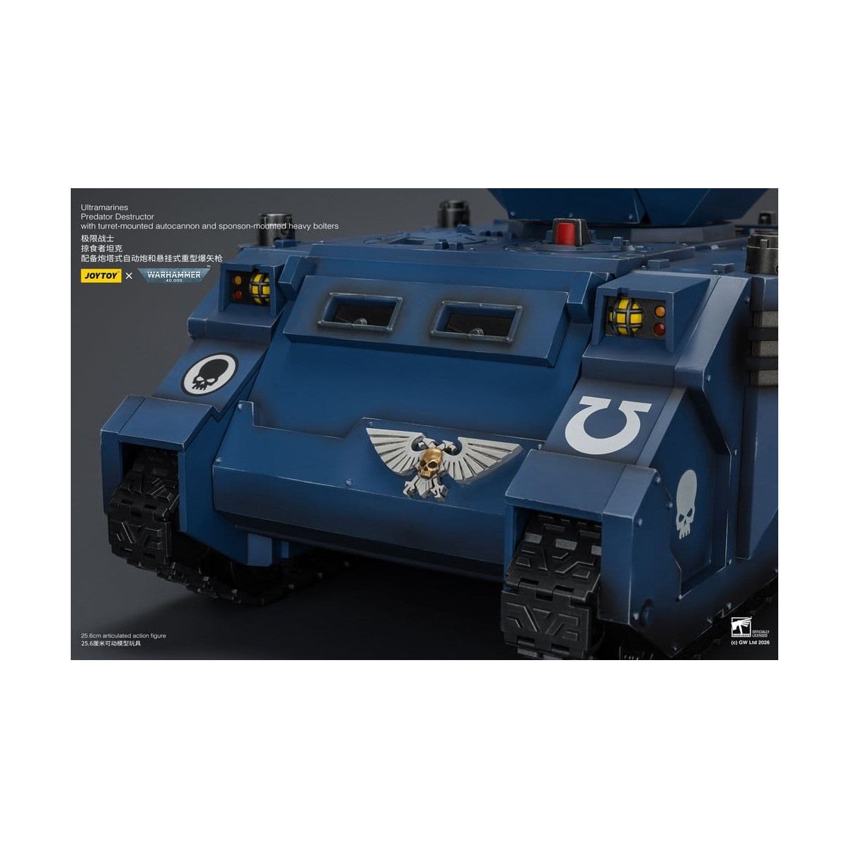 JoyToy - Space Marines - Ultramarines - Predator Destructor 1/18 - Warhammer 40K