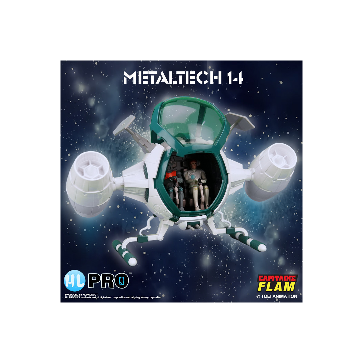 High Dream Metaltech 11 - Capitán Futuro - Capitán Futuro - Cyberlabe Retro Edition - Figurilla Future Comet