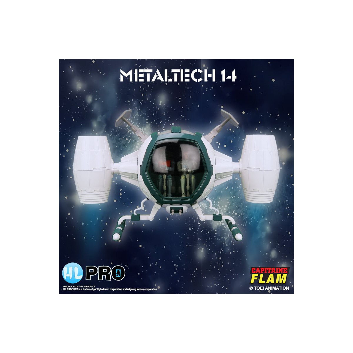 High Dream Metaltech 11 - Capitán Futuro - Capitán Futuro - Cyberlabe Retro Edition - Figurilla Future Comet