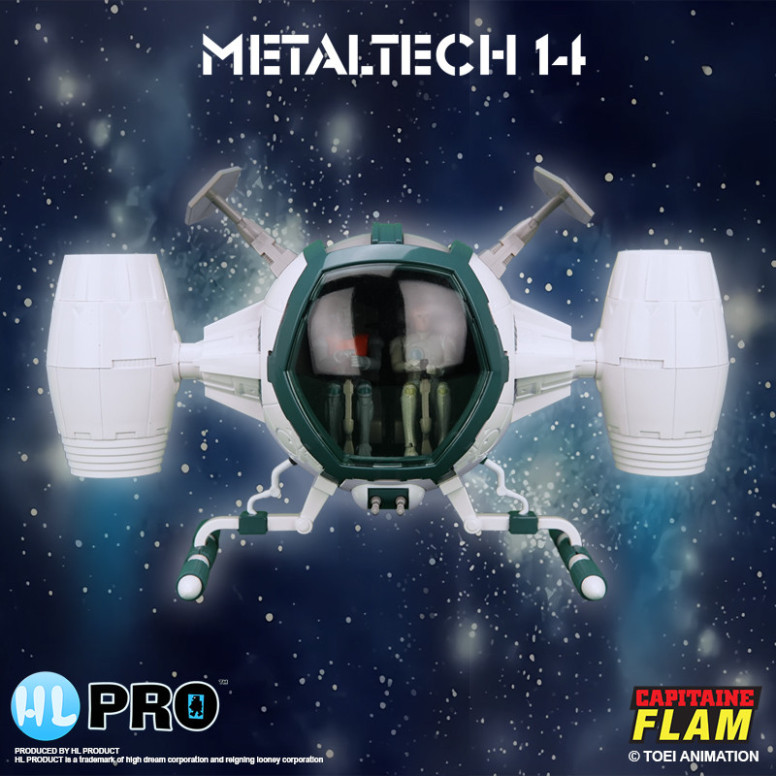 High Dream Metaltech 11 - Capitán Futuro - Capitán Futuro - Cyberlabe Retro Edition - Figurilla Future Comet