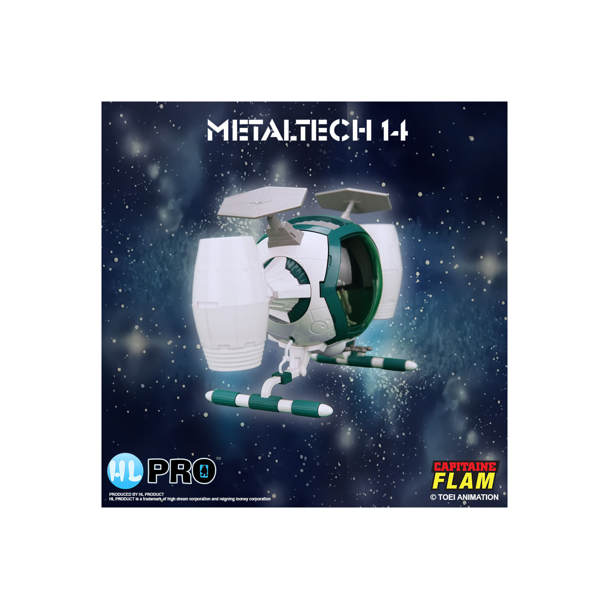 High Dream Metaltech 11 - Capitán Futuro - Capitán Futuro - Cyberlabe Retro Edition - Figurilla Future Comet