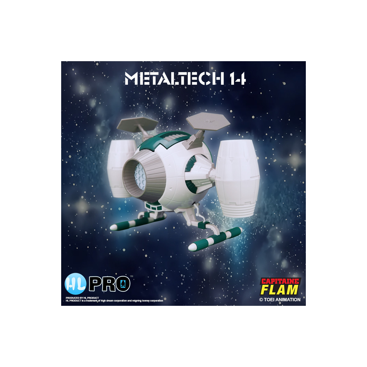 High Dream Metaltech 11 - Capitán Futuro - Capitán Futuro - Cyberlabe Retro Edition - Figurilla Future Comet