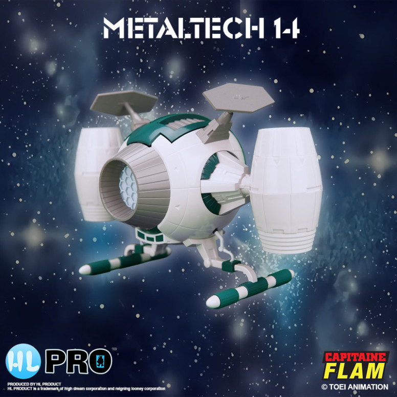 High Dream Metaltech 11 - Capitán Futuro - Capitán Futuro - Cyberlabe Retro Edition - Figurilla Future Comet
