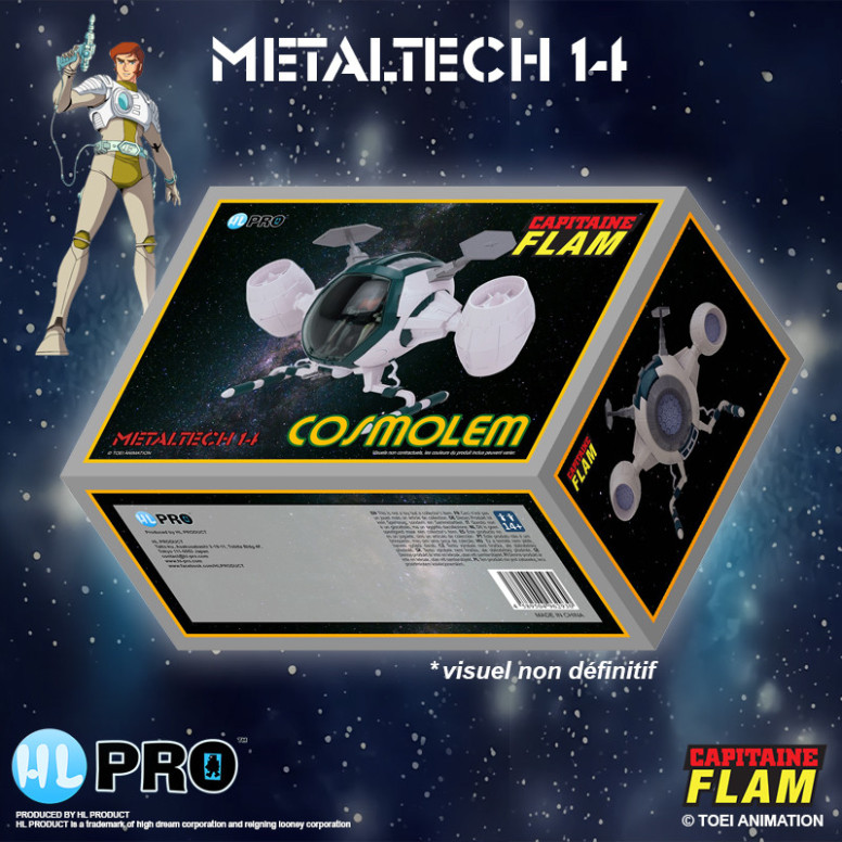 High Dream Metaltech 11 - Capitán Futuro - Capitán Futuro - Cyberlabe Retro Edition - Figurilla Future Comet