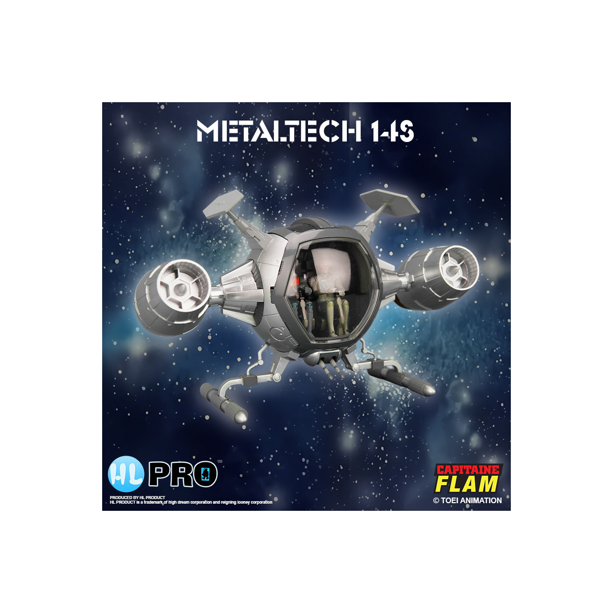 High Dream Metaltech 11 - Capitán Futuro - Capitán Futuro - Cyberlabe Retro Edition - Figurilla Future Comet