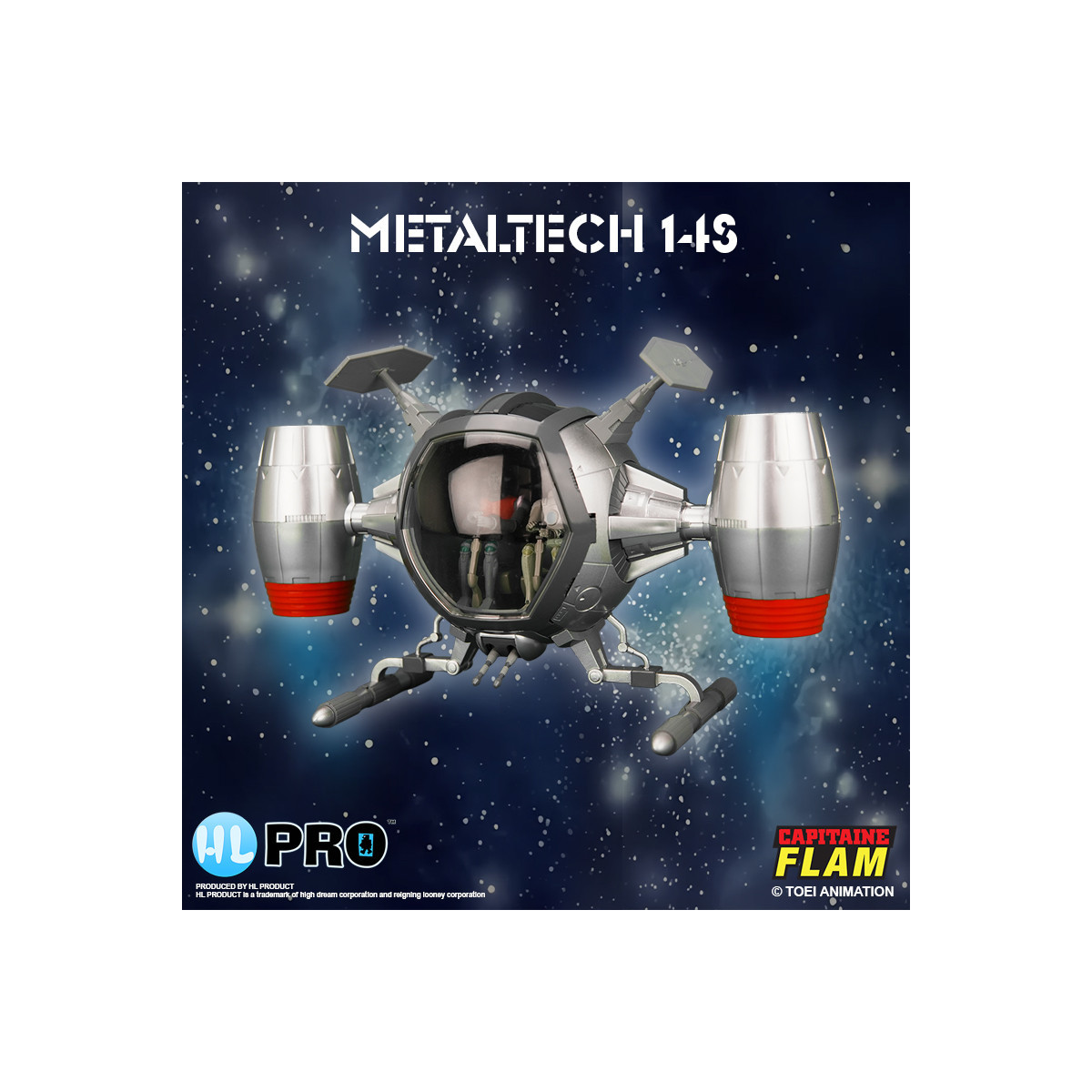 High Dream Metaltech 11 - Capitán Futuro - Capitán Futuro - Cyberlabe Retro Edition - Figurilla Future Comet