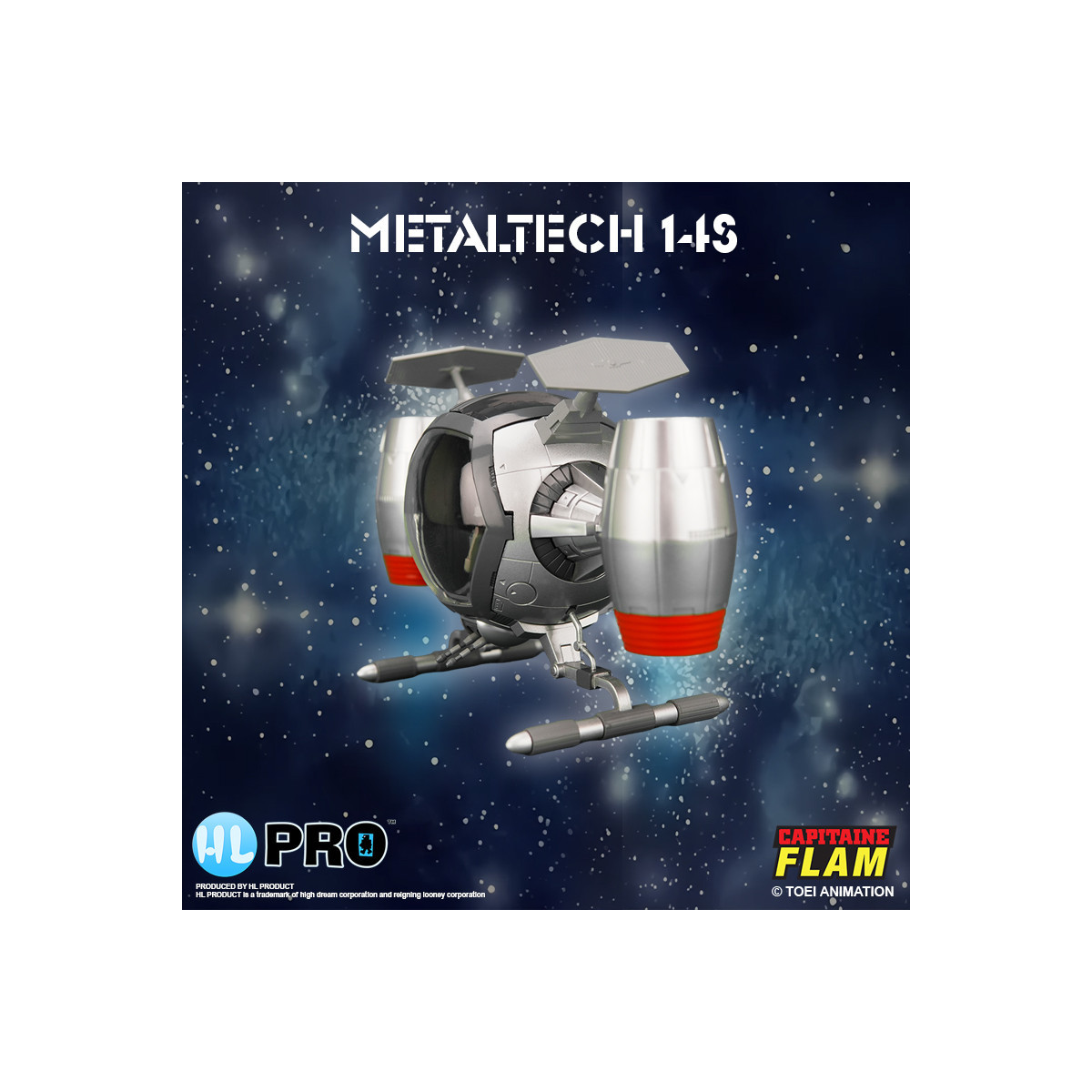 High Dream Metaltech 11 - Capitán Futuro - Capitán Futuro - Cyberlabe Retro Edition - Figurilla Future Comet
