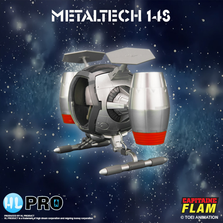 High Dream Metaltech 11 - Capitán Futuro - Capitán Futuro - Cyberlabe Retro Edition - Figurilla Future Comet