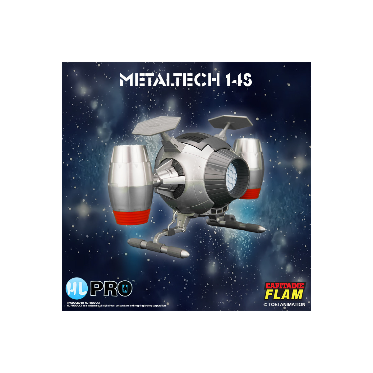 High Dream Metaltech 11 - Capitán Futuro - Capitán Futuro - Cyberlabe Retro Edition - Figurilla Future Comet