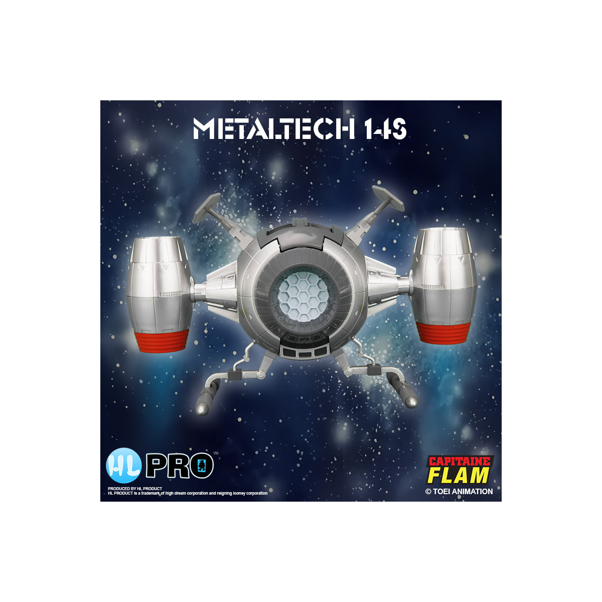 High Dream Metaltech 11 - Capitán Futuro - Capitán Futuro - Cyberlabe Retro Edition - Figurilla Future Comet