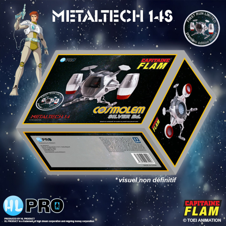 High Dream Metaltech 11 - Capitán Futuro - Capitán Futuro - Cyberlabe Retro Edition - Figurilla Future Comet