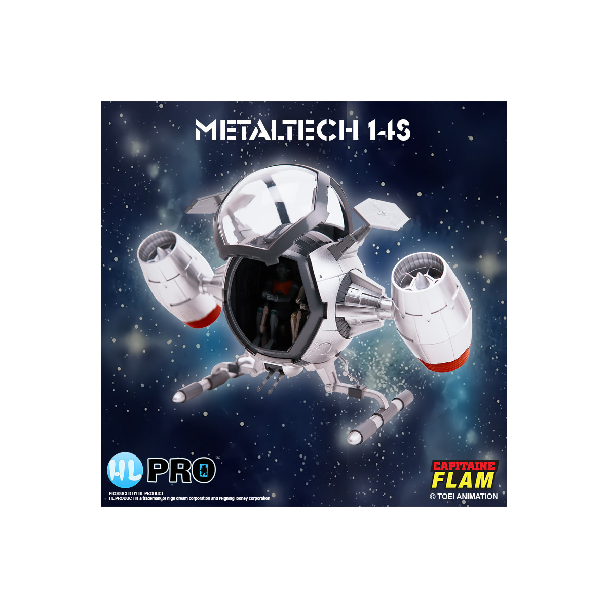 High Dream Metaltech 11 - Capitán Futuro - Capitán Futuro - Cyberlabe Retro Edition - Figurilla Future Comet