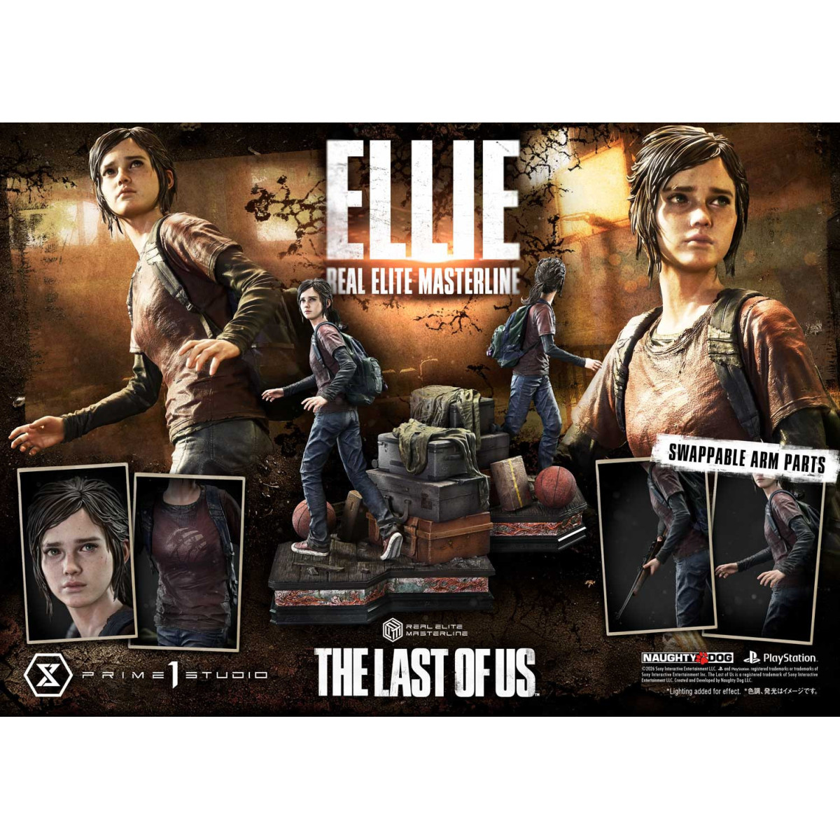 Prime 1 - Joel & Ellie Deluxe Version (The The Last of Us Part I) 1/4 Ultimate Premium Masterline Series Figurine