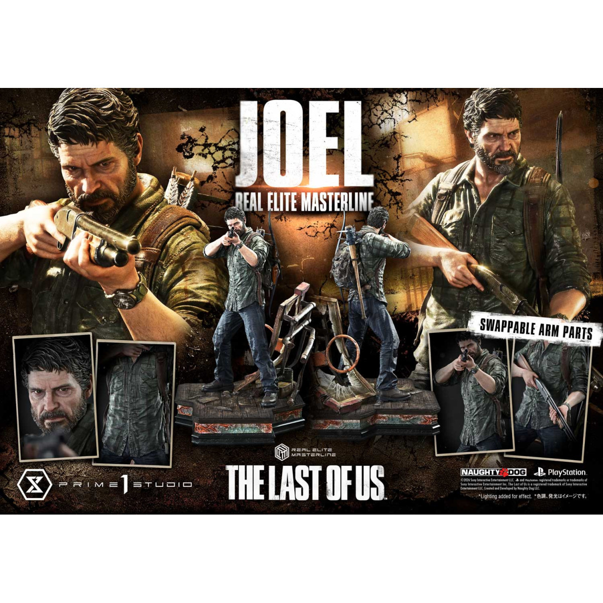 Prime 1 - Joel (The The Last of Us Part I) 1/4 Real Elite Masterline