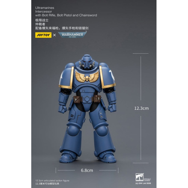 JoyToy Space Marines - Ultramarines - Intercesores 1/18 - Warhammer 40K