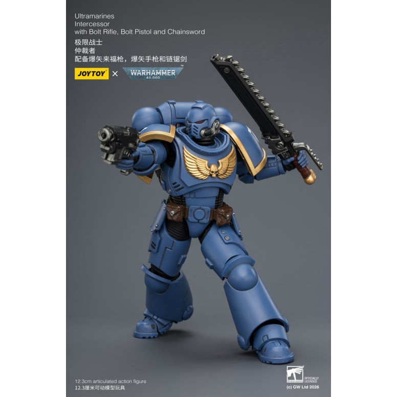 JoyToy Space Marines - Ultramarines - Intercesores 1/18 - Warhammer 40K