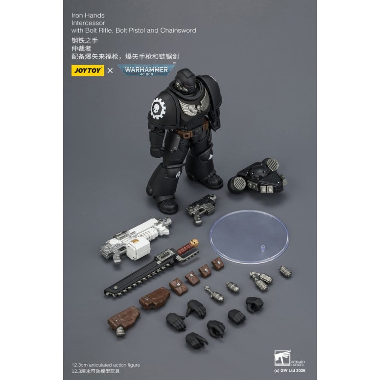 JoyToy Space Marines - Iron Hands - Intercesores 1/18 - Warhammer 40K