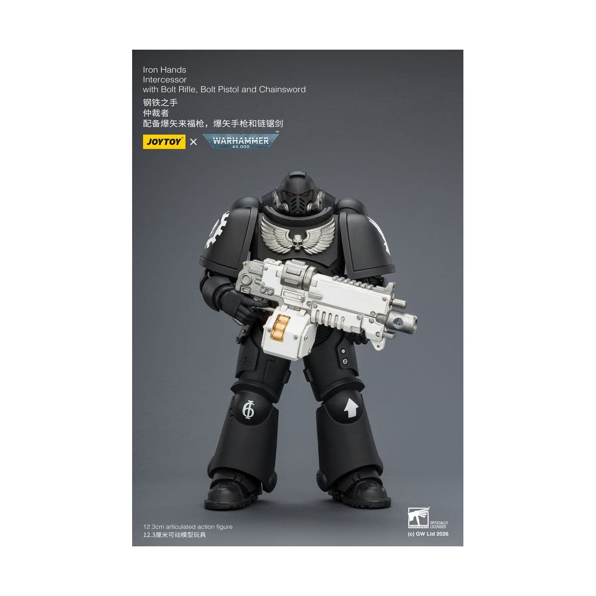 JoyToy Space Marines - Iron Hands - Intercesores 1/18 - Warhammer 40K
