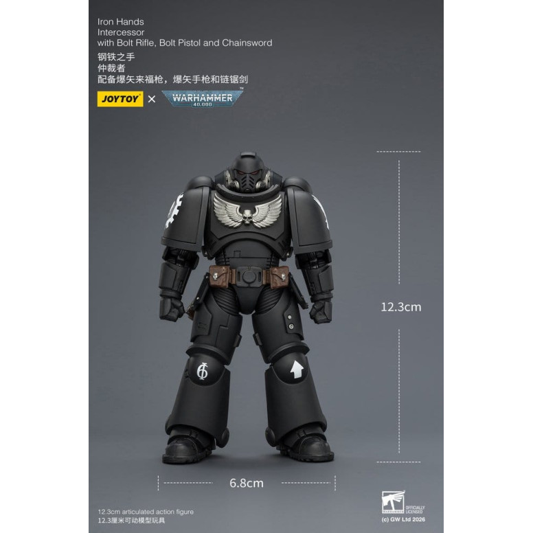 JoyToy Space Marines - Iron Hands - Intercesores 1/18 - Warhammer 40K