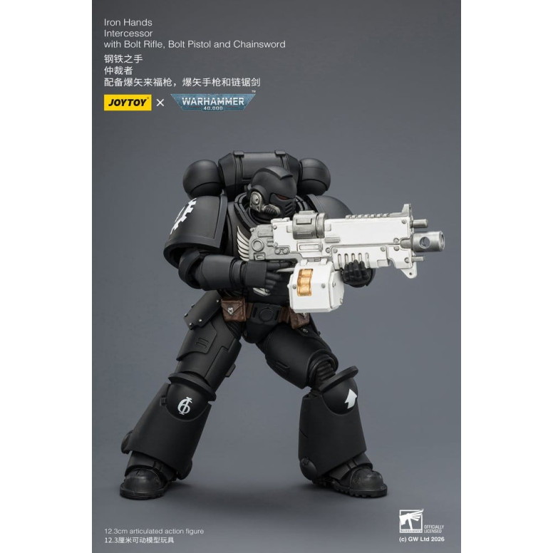 JoyToy Space Marines - Iron Hands - Intercesores 1/18 - Warhammer 40K
