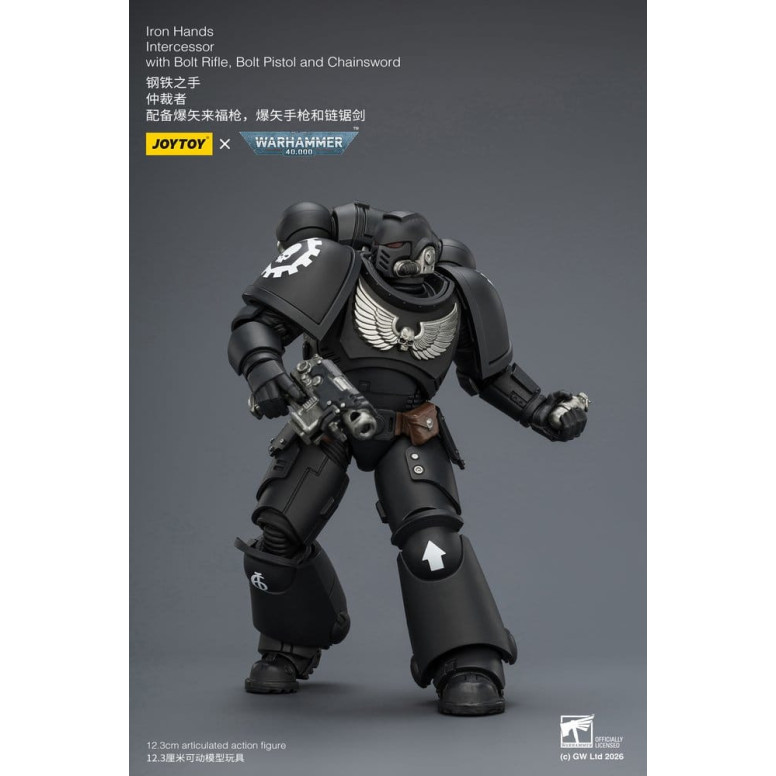 JoyToy Space Marines - Iron Hands - Intercesores 1/18 - Warhammer 40K