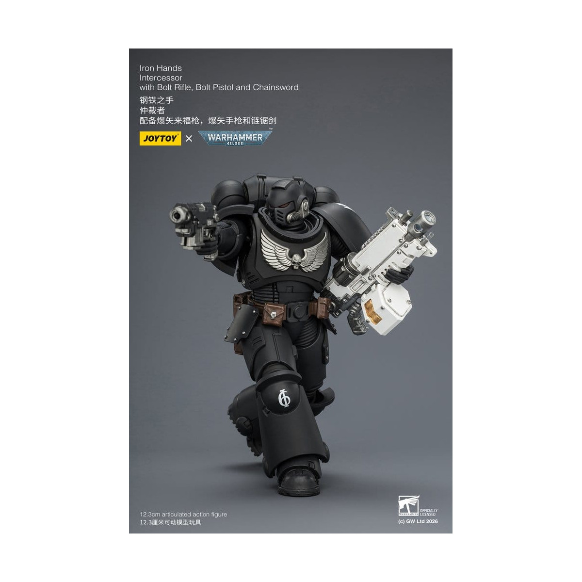JoyToy Space Marines - Iron Hands - Intercesores 1/18 - Warhammer 40K