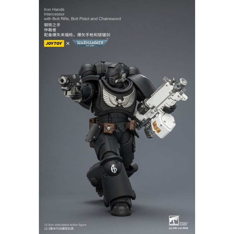 JoyToy Space Marines - Iron Hands - Intercesores 1/18 - Warhammer 40K