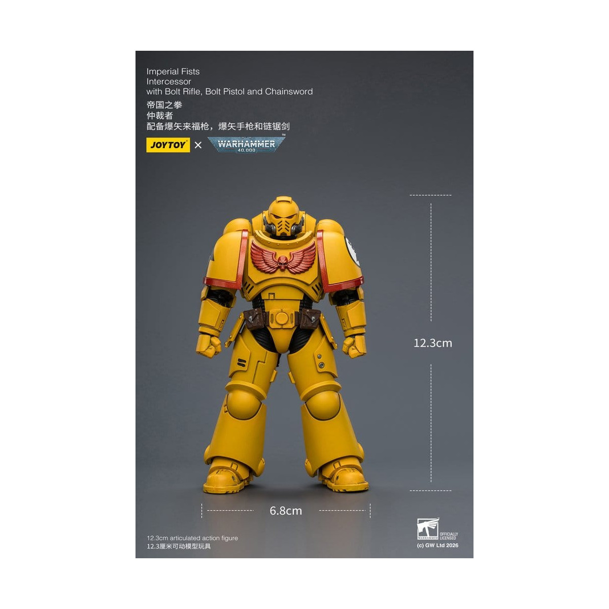 JoyToy Space Marines - Imperial Fists - Intercesores 1/18 - Warhammer 40K