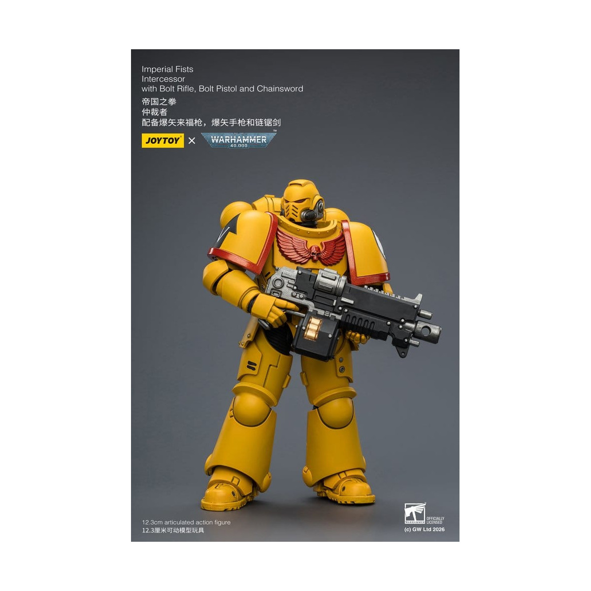 JoyToy Space Marines - Imperial Fists - Intercesores 1/18 - Warhammer 40K