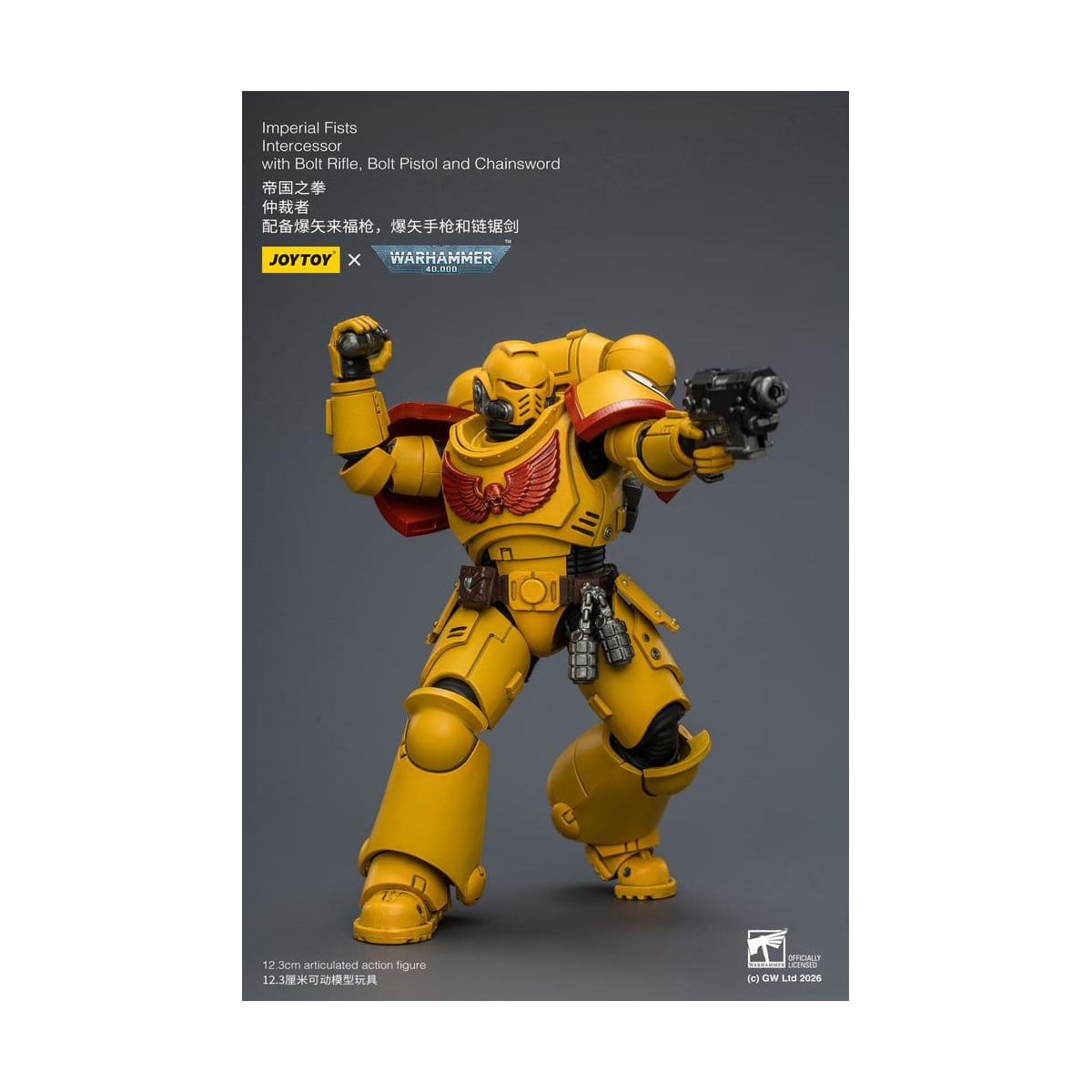 JoyToy Space Marines - Imperial Fists - Intercesores 1/18 - Warhammer 40K