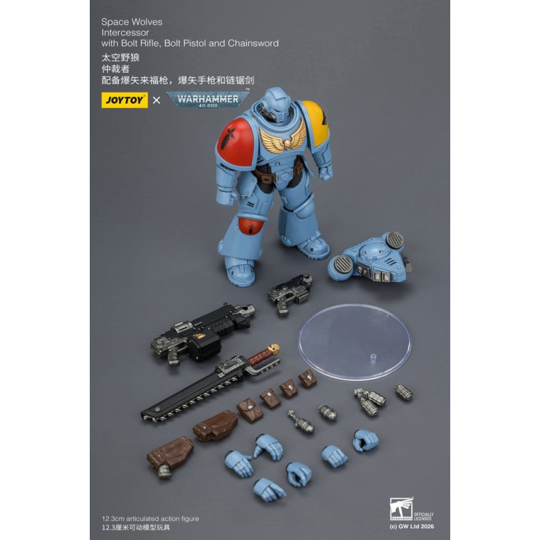 JoyToy Space Marines - Space Wolves - Intercesores 1/18 - Warhammer 40K