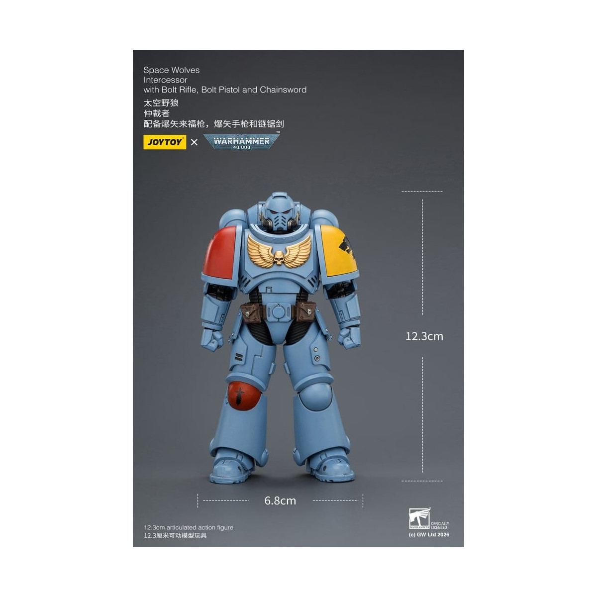 JoyToy Space Marines - Space Wolves - Intercesores 1/18 - Warhammer 40K