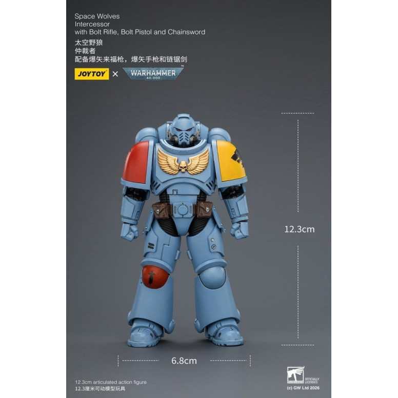 JoyToy Space Marines - Space Wolves - Intercesores 1/18 - Warhammer 40K