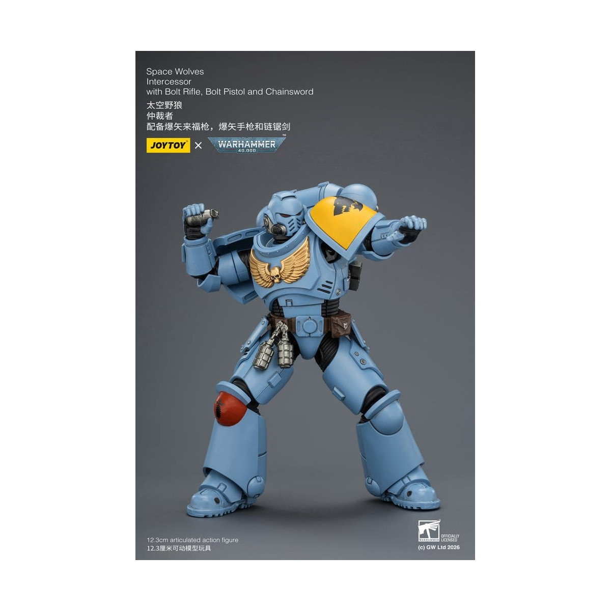 JoyToy Space Marines - Space Wolves - Intercesores 1/18 - Warhammer 40K