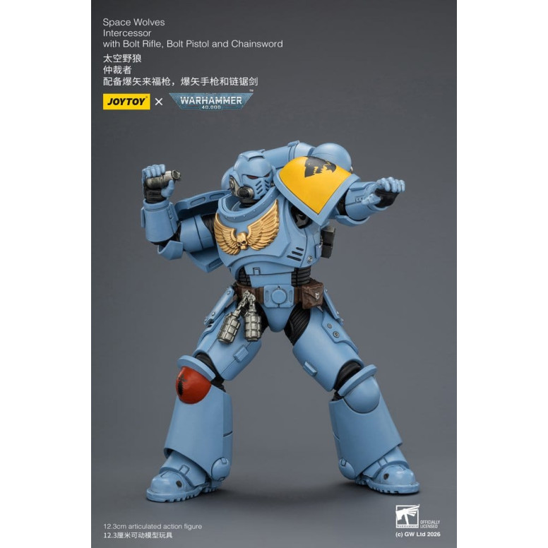 JoyToy Space Marines - Space Wolves - Intercesores 1/18 - Warhammer 40K