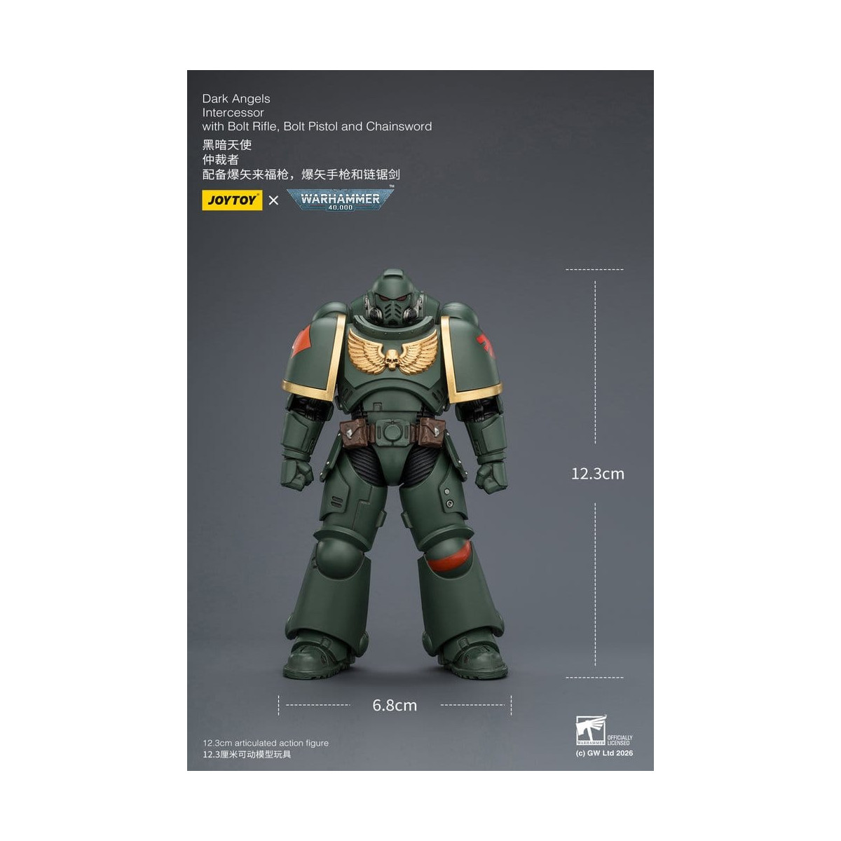 JoyToy Space Marines - Dark Angels - Intercesores 1/18 - Warhammer 40K