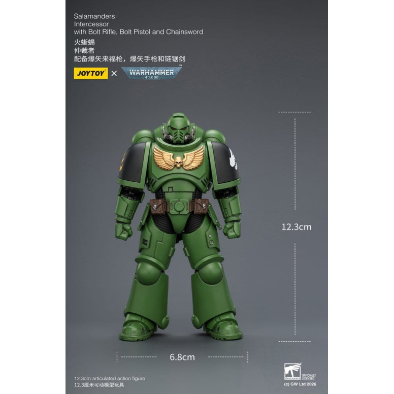 JoyToy Space Marines - Salamanders - Intercesores 1/18 - Warhammer 40K