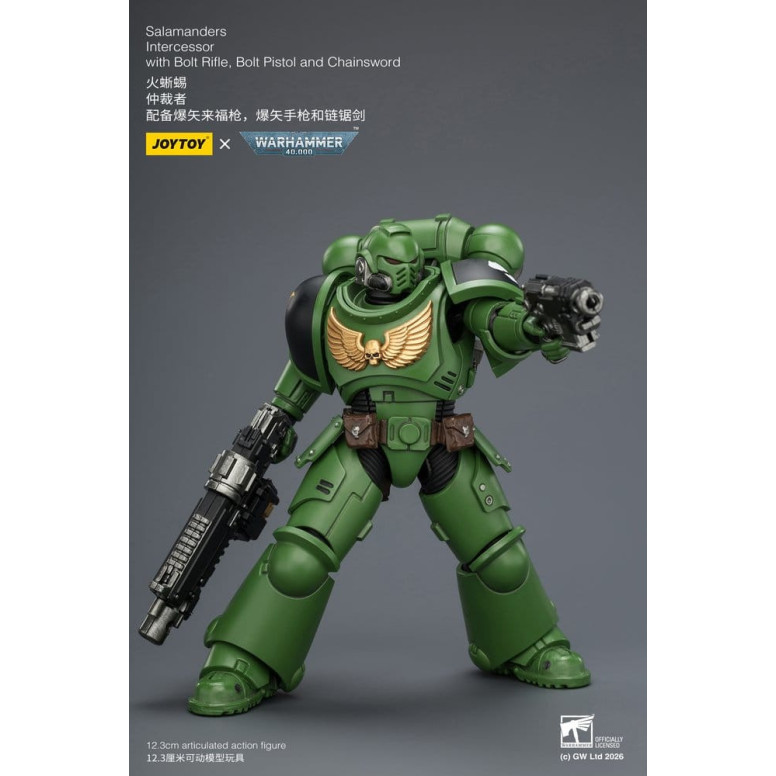 JoyToy Space Marines - Salamanders - Intercesores 1/18 - Warhammer 40K