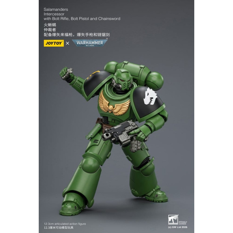 JoyToy Space Marines - Salamanders - Intercesores 1/18 - Warhammer 40K