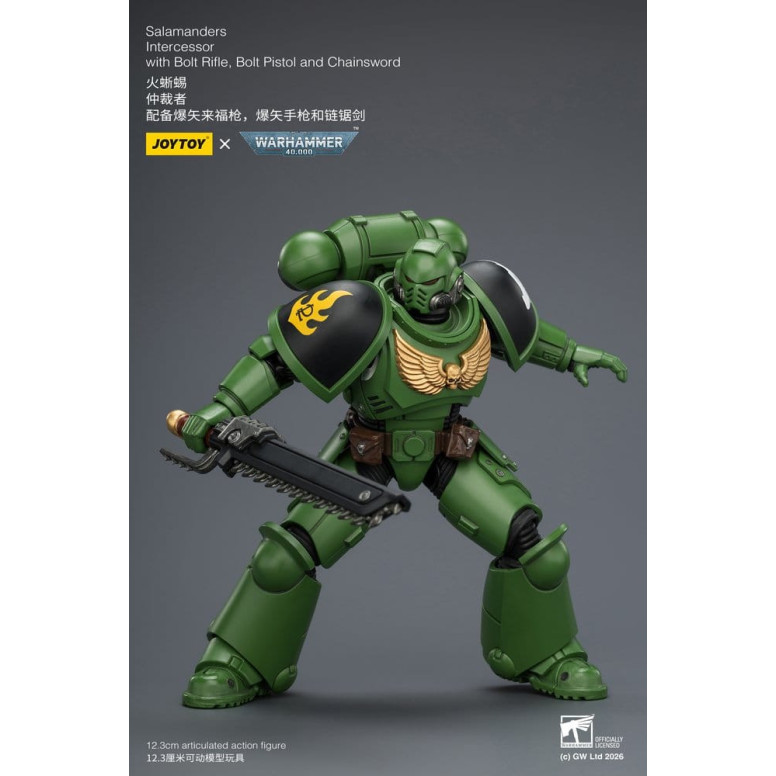 JoyToy Space Marines - Salamanders - Intercesores 1/18 - Warhammer 40K