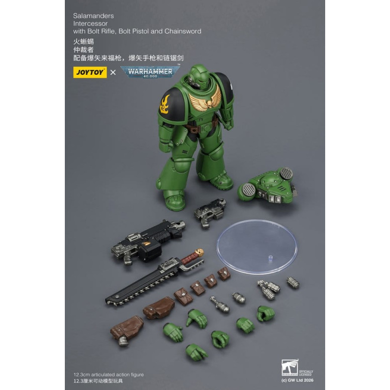 JoyToy Space Marines - Salamanders - Intercesores 1/18 - Warhammer 40K