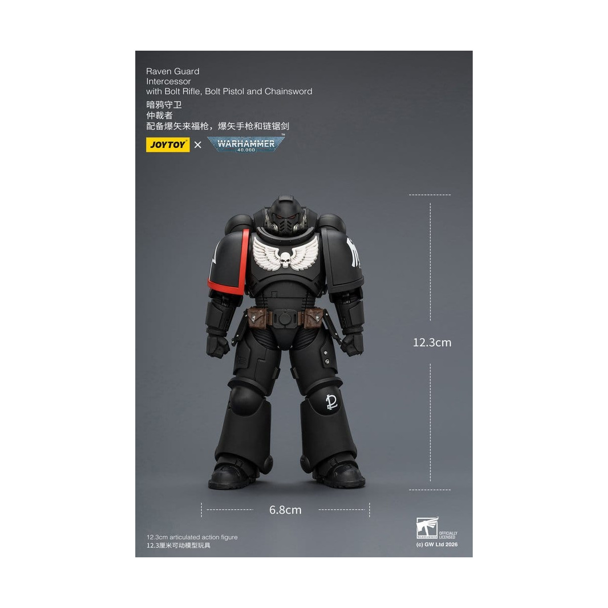 JoyToy Space Marines - Guardia Cuervo - Intercesores 1/18 - Warhammer 40K