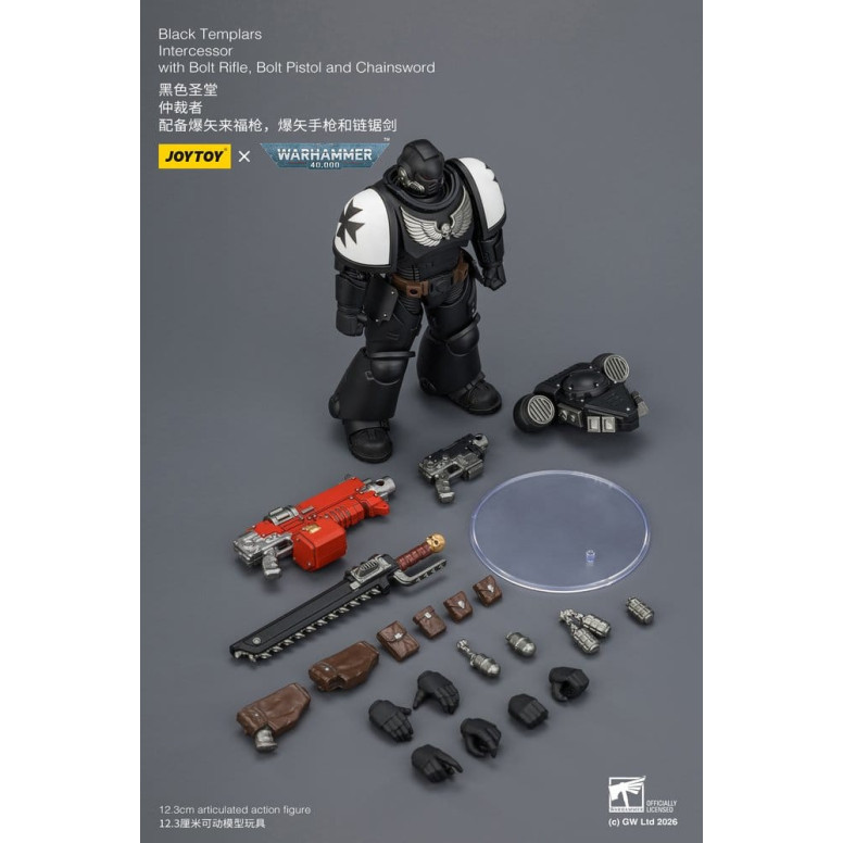 JoyToy Space Marines - Black Templars - Intercesores 1/18 - Warhammer 40K