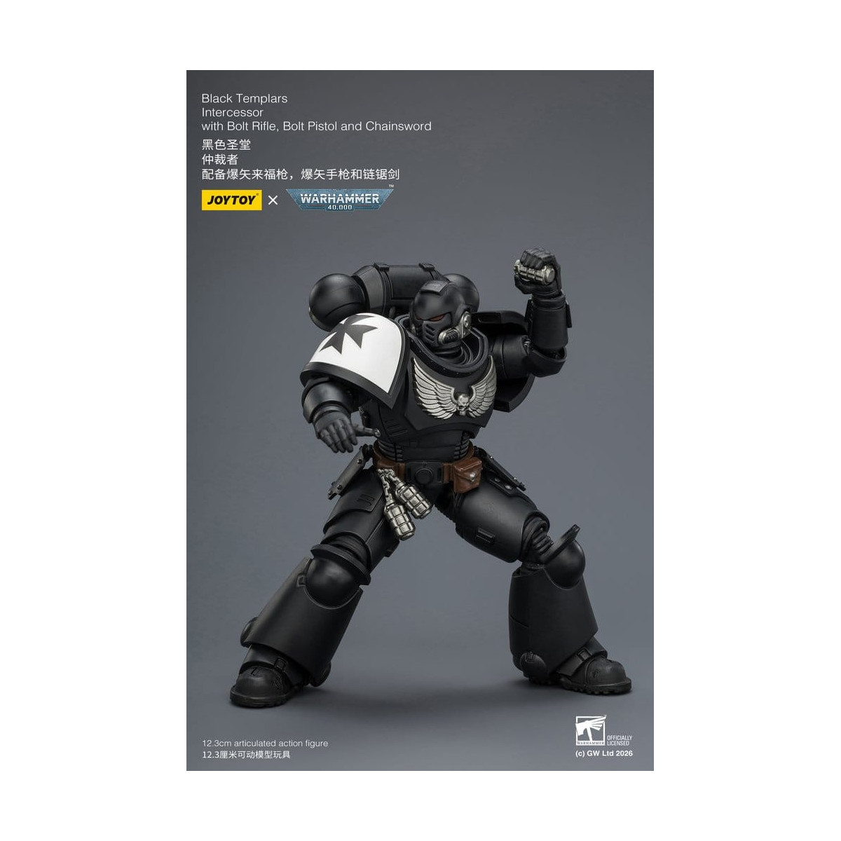 JoyToy Space Marines - Black Templars - Intercesores 1/18 - Warhammer 40K