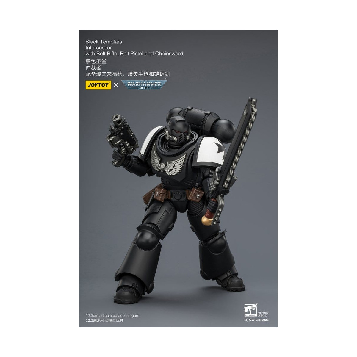 JoyToy Space Marines - Black Templars - Intercesores 1/18 - Warhammer 40K