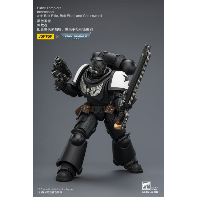 JoyToy Space Marines - Black Templars - Intercesores 1/18 - Warhammer 40K