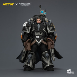 JoyToy Space Marines - Guardia Cuervo - Kaedes Nex, el Cuervo de Sangre con cañones de mano Fulcrum 1/18 - Warhammer 40k