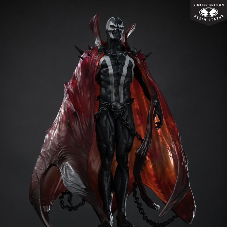 McFarlane - Spawn Negro Blanco y Rojo Todo estatua 1/10 por Pupeteer Lee