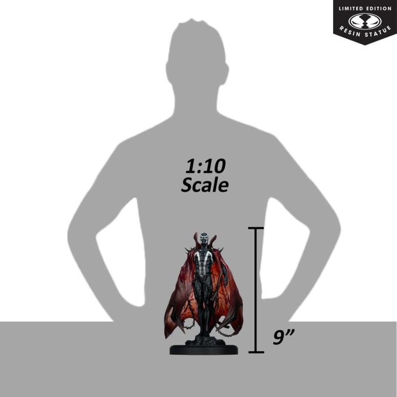 McFarlane - Spawn Negro Blanco y Rojo Todo estatua 1/10 por Pupeteer Lee